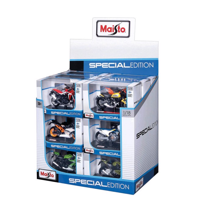 MAISTO 1/18 METALLIKI MIXANI 2-WHELELERS