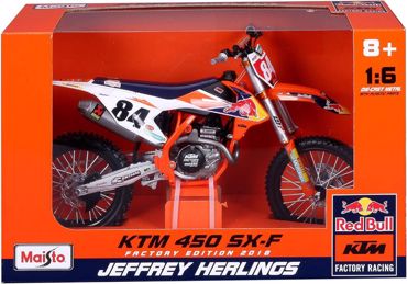 MAISTO 1:6 REDBULL KTM 450 SUPERCROSS SX-F 2018