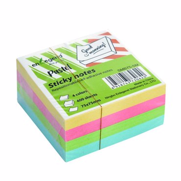 ENLEGEND POST IT ΧΡΩΜΑΤΙΣΤΟΣ ΚΥΒΟΣ PASTEL 400φ.