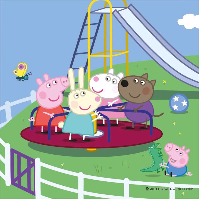 DINO PUZZLE PEPPA PIG 3*55TMX