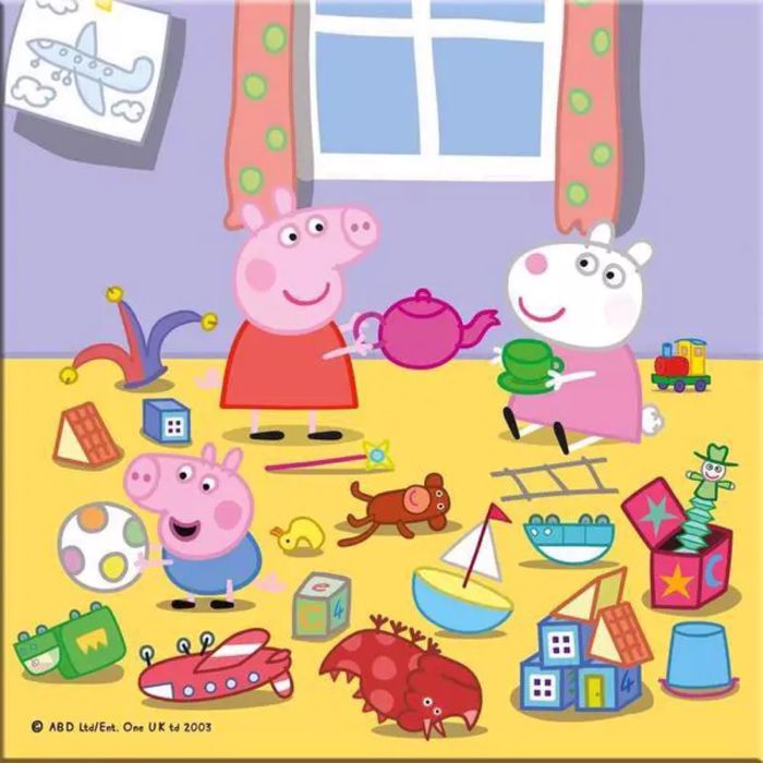 DINO PUZZLE PEPPA PIG 3*55TMX