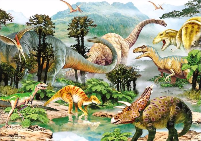 DINO PUZZLE DINO WORLD 100XL