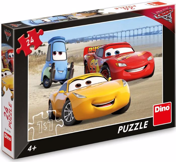 DINO PUZZLE CARS 24tem