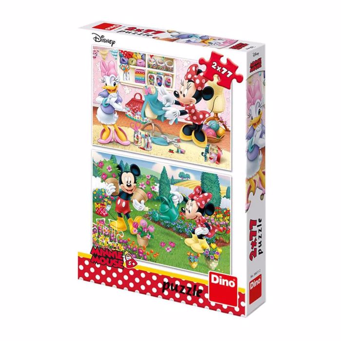 DINO PUZZLE MICKEY-MINNIE 2*77TEM