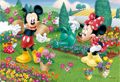 DINO PUZZLE MICKEY-MINNIE 2*77TEM