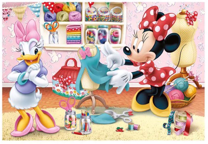 DINO PUZZLE MICKEY-MINNIE 2*77TEM