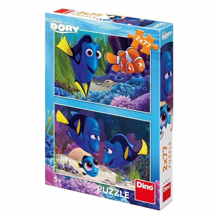 DINO PUZZLE DORY-NEMO 2*77TEM