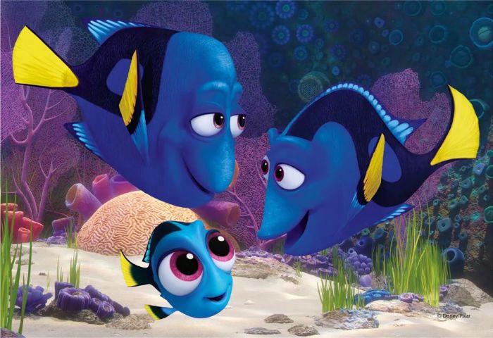 DINO PUZZLE DORY-NEMO 2*77TEM