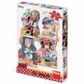 DINO PUZZLE MINNIE-DAISY 4*54TEM