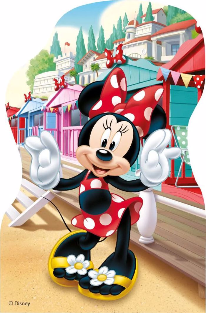 DINO PUZZLE MINNIE-DAISY 4*54TEM