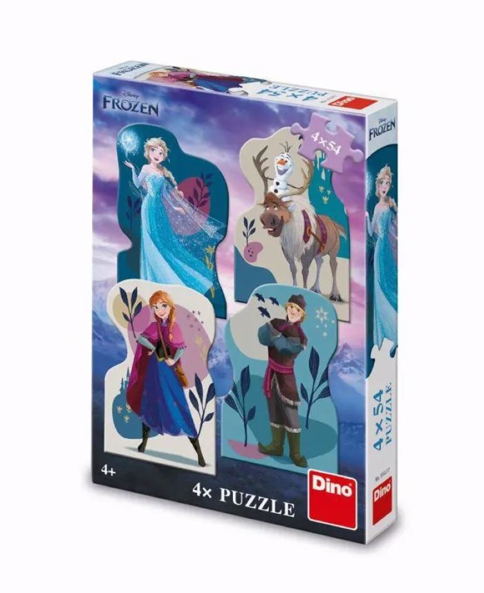 DINO PUZZLE FROZEN 4*54TEM