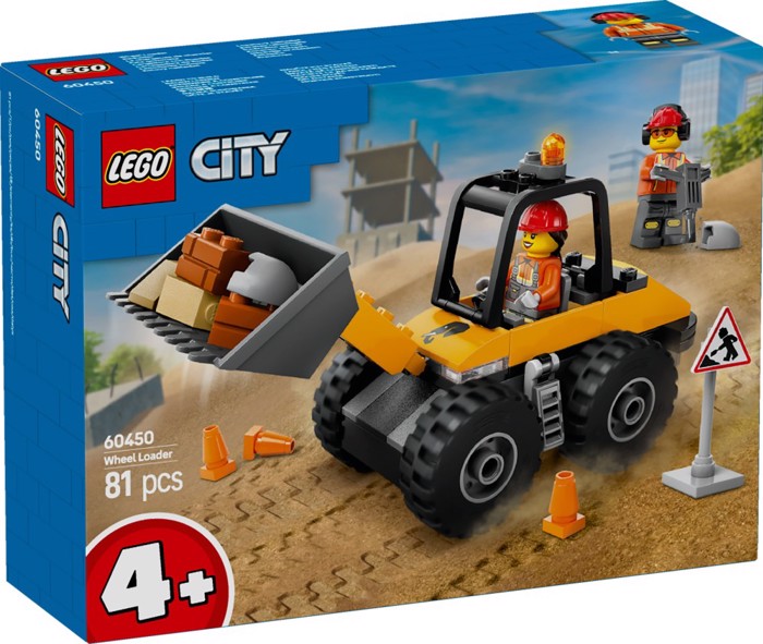 60450 LEGO YELLOW CONSTRUCTION WHEEL LOADER 81pcs