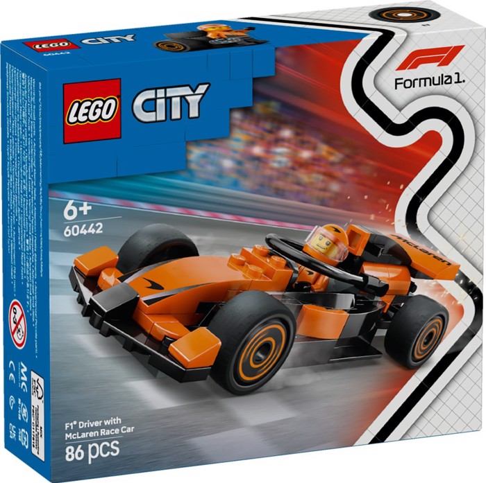 60442 LEGO F1 DRIVER WITH MCLAREN RACE CAR