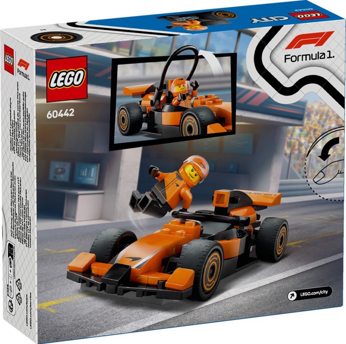 60442 LEGO F1 DRIVER WITH MCLAREN RACE CAR