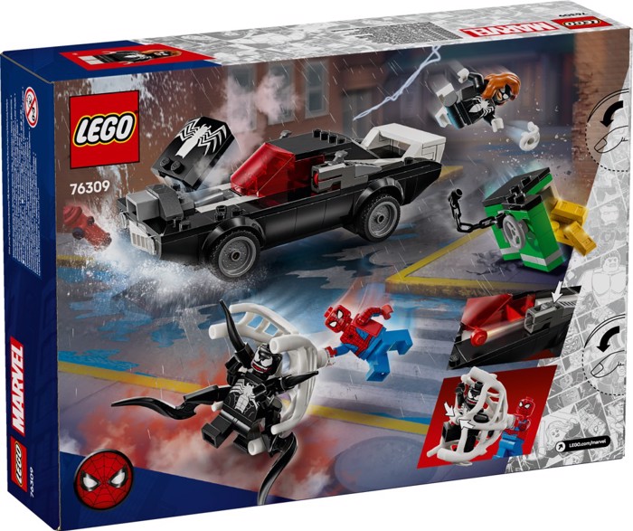 76309 LEGO SPIDERMAN VS VENOM MUSCLE CAR 254pcs
