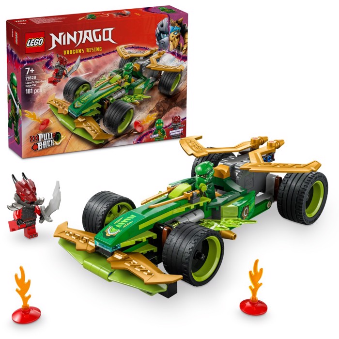 71828 LEGO NINJAGO LLOYD'S PULL-BACK RACE CAR 181pcs