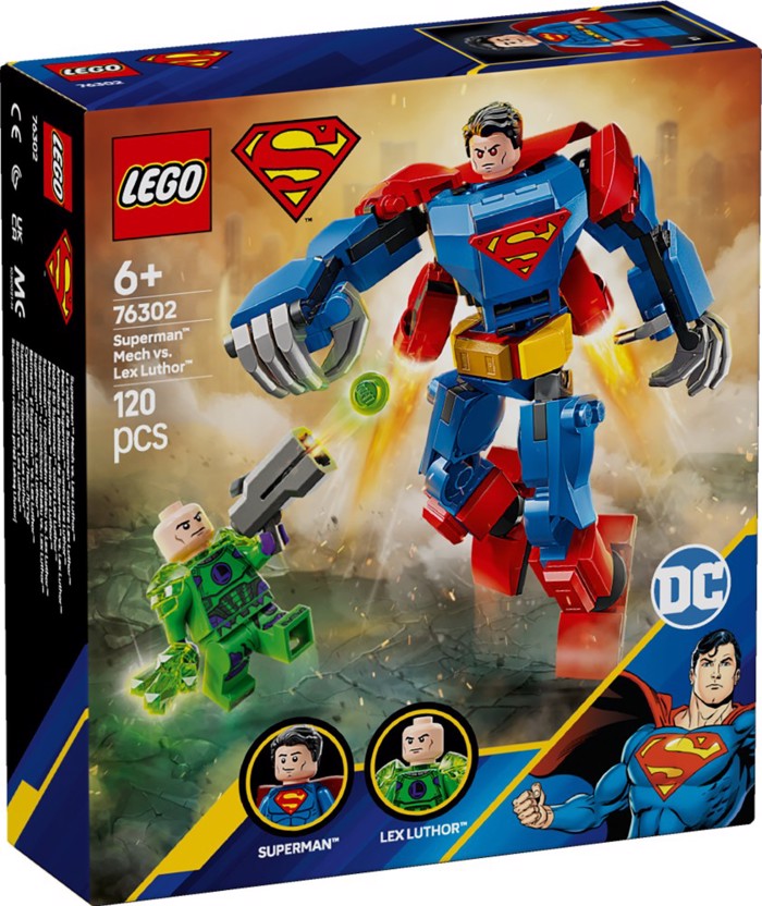 LEGO SUPERMAN MECH VS LEX LUTHOR 120pcs