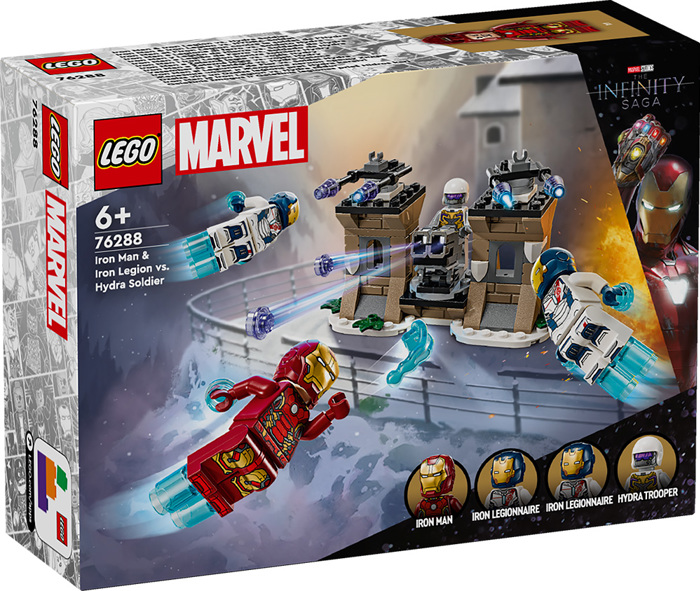 LEGO IRONMAN & IRON LEGION VS HYDRA SOLDIER