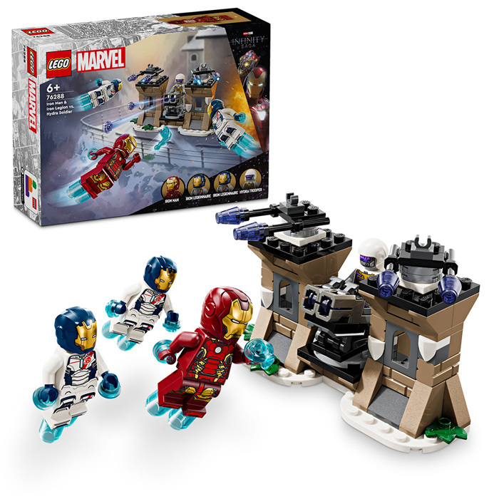 LEGO IRONMAN & IRON LEGION VS HYDRA SOLDIER