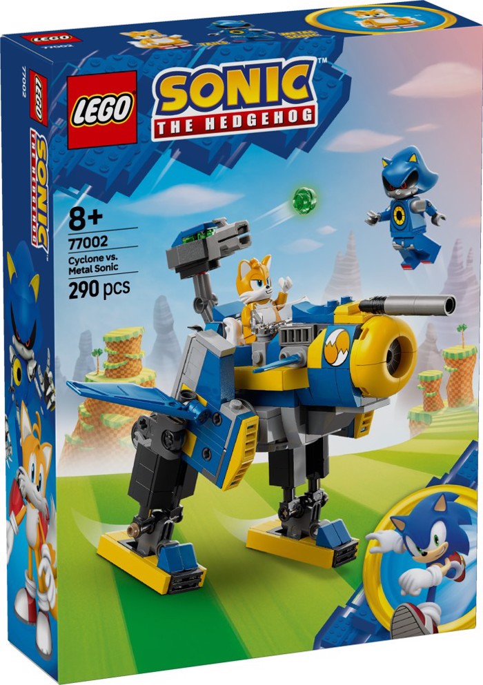 77002 LEGO CYCLONE VS METAL SONIC 290pcs