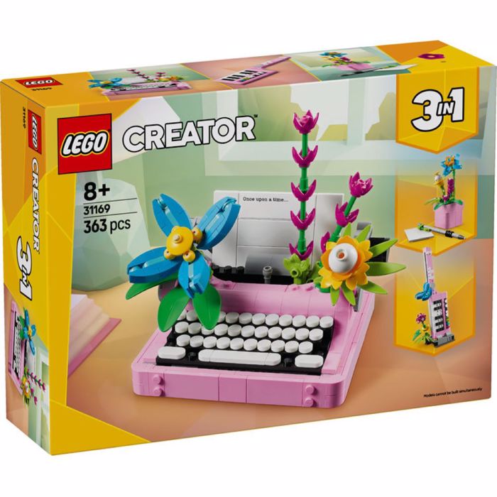 31169 LEGO CREATOR TYPEWRITER WTH FLOWERS 363pcs