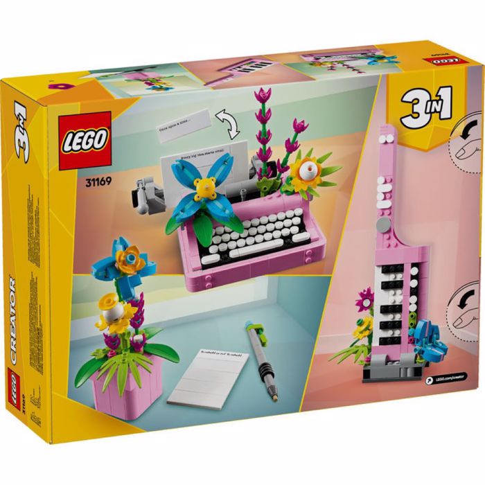 31169 LEGO CREATOR TYPEWRITER WTH FLOWERS 363pcs