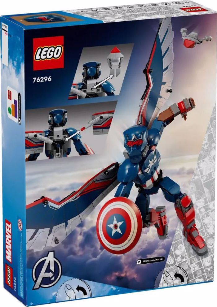 LEGO NEW CAPTAIN AMERICA CONSTRUCTION FIGURE