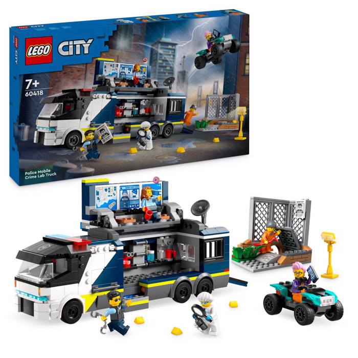 LEGO POLICE MOBILE CRIME LAB TRUCK