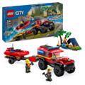 60412 LEGO 4x4 FIRE ENGINE WITH RESCUE BOAT