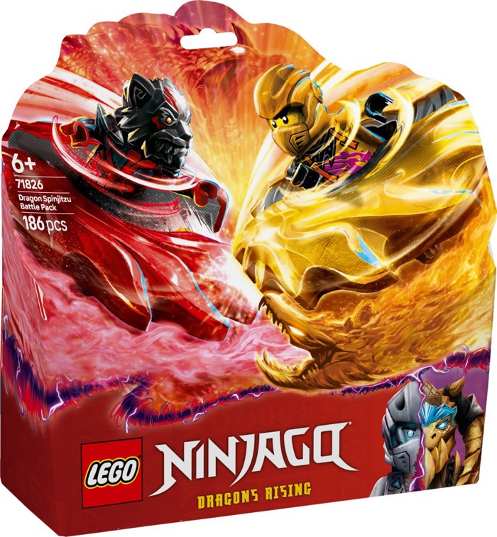 LEGO DRAGON SPINJITZU BATTLE PACK 186pcs