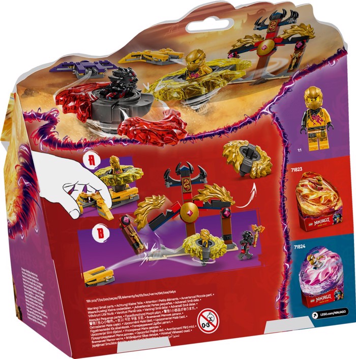 LEGO DRAGON SPINJITZU BATTLE PACK 186pcs