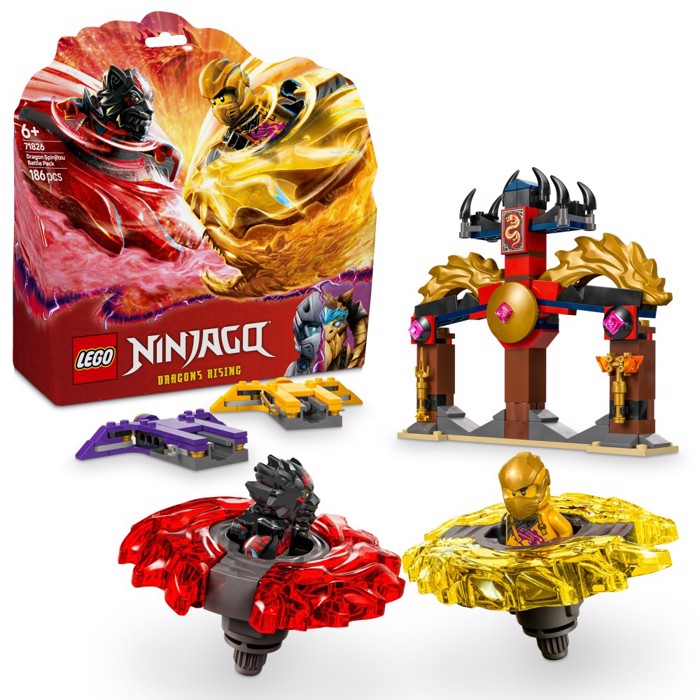 LEGO DRAGON SPINJITZU BATTLE PACK 186pcs