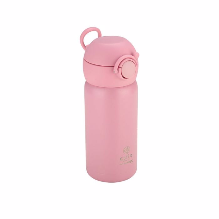 ESTIA ThERMOS PAIDIKO WONDER BOTTLE SAVE THE AEGEAN 350ml CANDY PINK