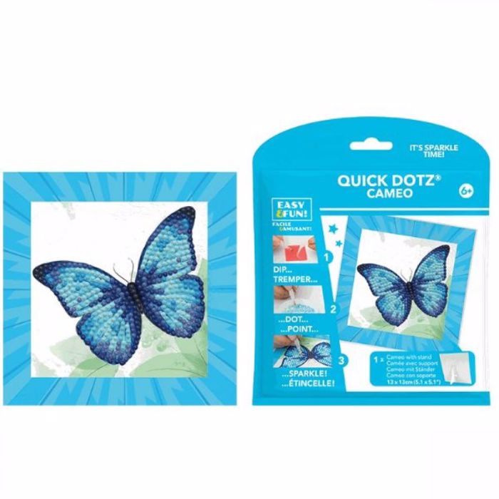 DIAMOND DOTZ KADRAKI BLUE BUTTERFLY
