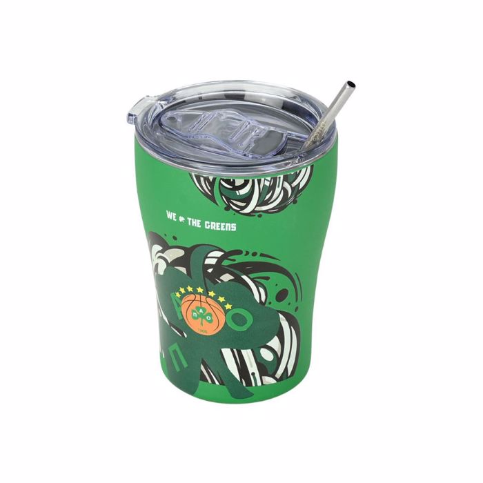ESTIA ThERMOS COFFEE MUG PANATHINAIKOS BC EDITION WE THE GREENS 350ml