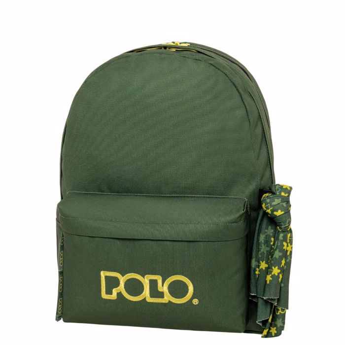 POLO SAKIDIO ORIGINAL DOUBLE SCARF PRASINO
