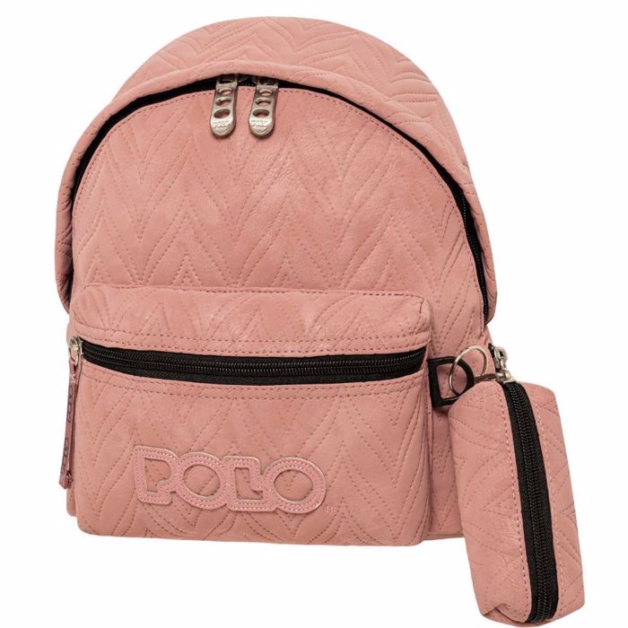 POLO SAKIDIO MINI LEAVES ROZ