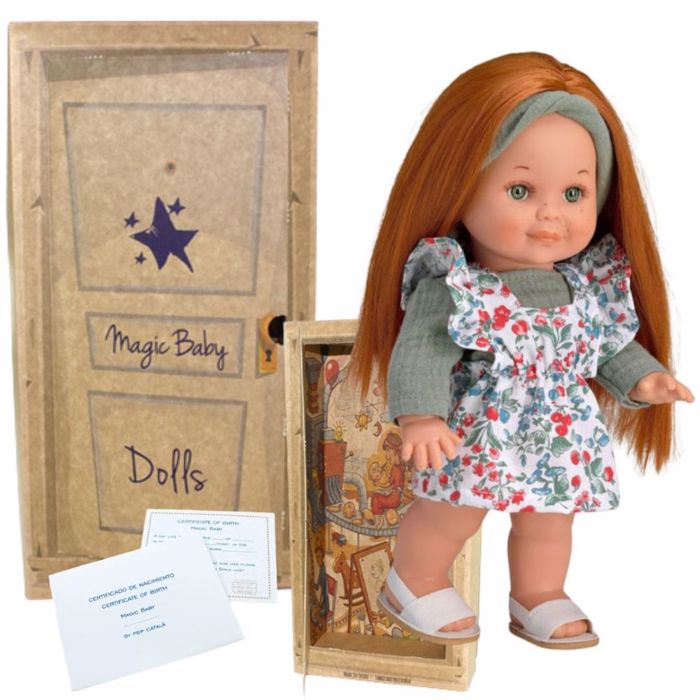 MAGIC BABY KOuKLA- BETTY ME KOKKINA MALLIA KAI FOREMA ME LOuLOuDIA 30ek.