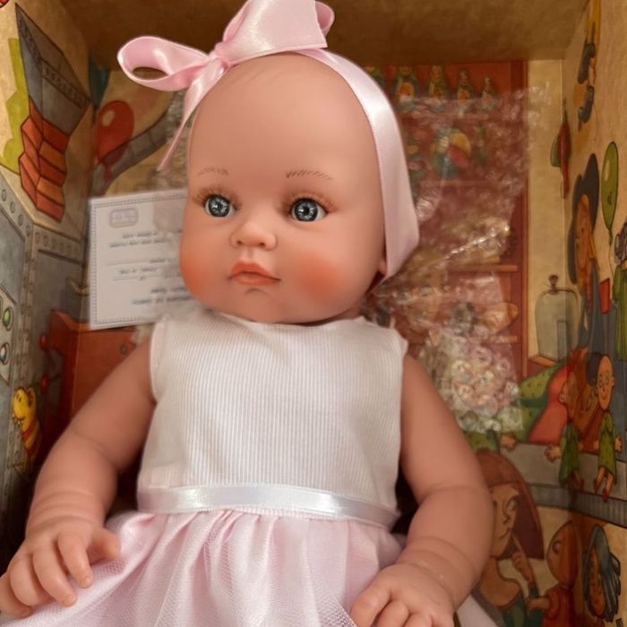 MAGIC BABY KOuKLA- ALICIA ME LEuKO FOREMA KAI MEGLO ROZ FIOGO 45ek.