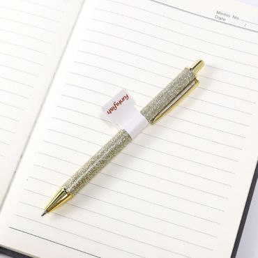 ΣΤΥΛΟ GOLD GLITTER FUNKYFISH ΜΠΛΕ