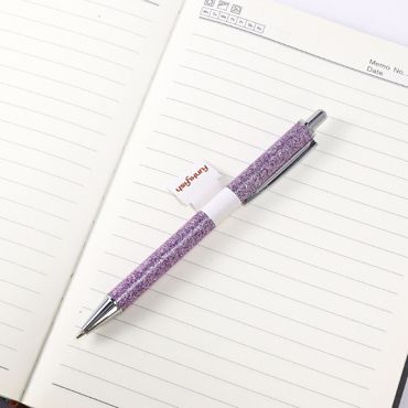 ΣΤΥΛΟ PURPLE GLITTER FUNKYFISH ΜΠΛΕ