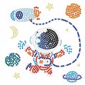 DIAMOND DOTZ BY NUMBER FUN ON SPACE