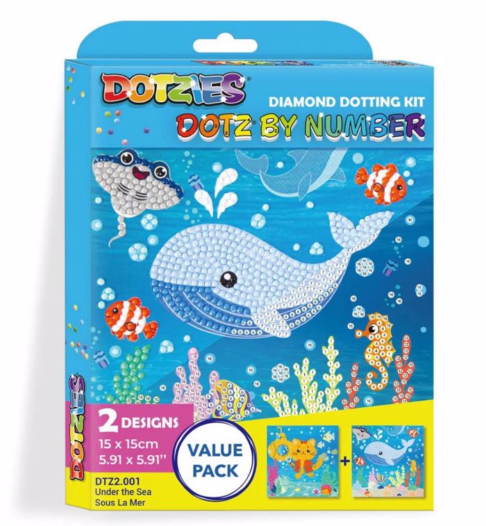 DIAMOND DOTZ BY NUMBER UNDER THE SEA