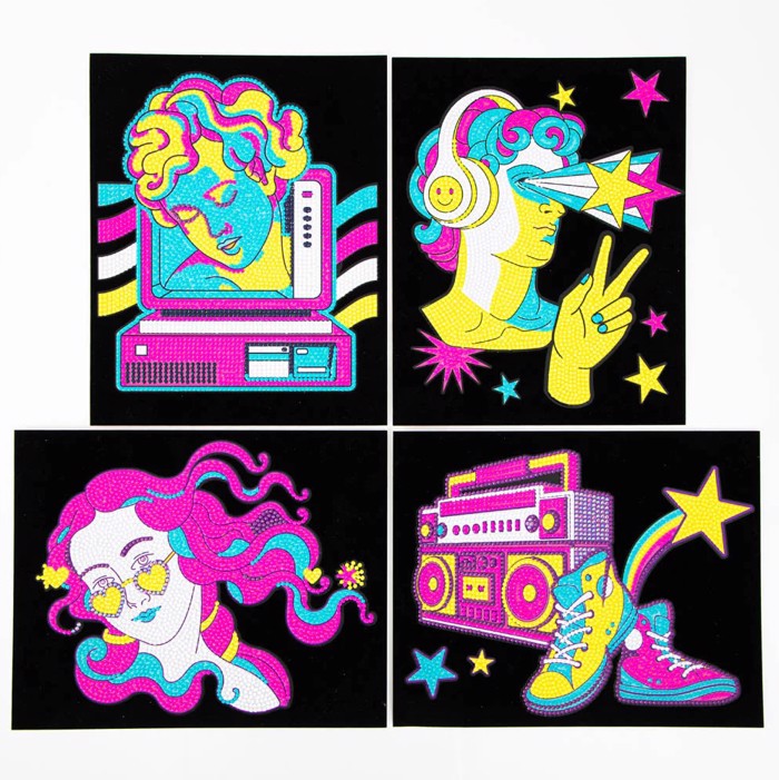 DIAMOND DOTZ 4 PACK NEON RETRO CLASSIC