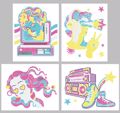 DIAMOND DOTZ 4 PACK NEON RETRO CLASSIC
