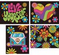 DIAMOND DOTZ 4 NEON PEACE LOVE