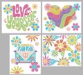 DIAMOND DOTZ 4 NEON PEACE LOVE