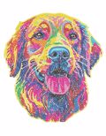 DIAMOND DOTZ uFASMA NEON GOLDEN RETRIEVER