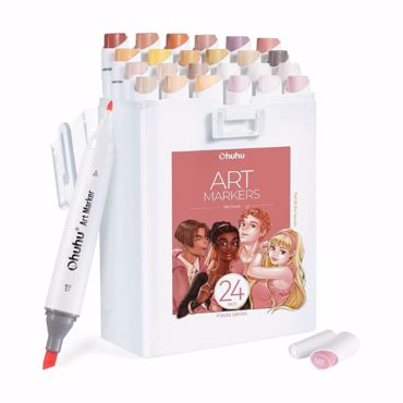 OHUHU ΜΑΡΚΑΔΟΡΟΙ ΑΛΚΟΟΛΗΣ ΑΠΟΧΡΩΣΕΙΣ ΤΟΥ ΔΕΡΜΑΤΟΣ KAALA SERIES ΜΕ ΔΙΠΛΗ ΜΥΤΗ ΣΕΤ 24τμχ