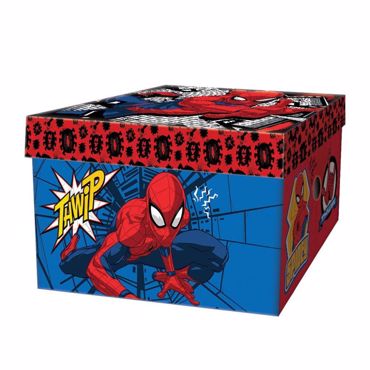 ΚΟΥΤΙ ΑΠΟΘΗΚΕΥΣΗΣ ΑΠΟ ΧΑΡΤΟΝΙ 33x24x18cm SPIDER MAN